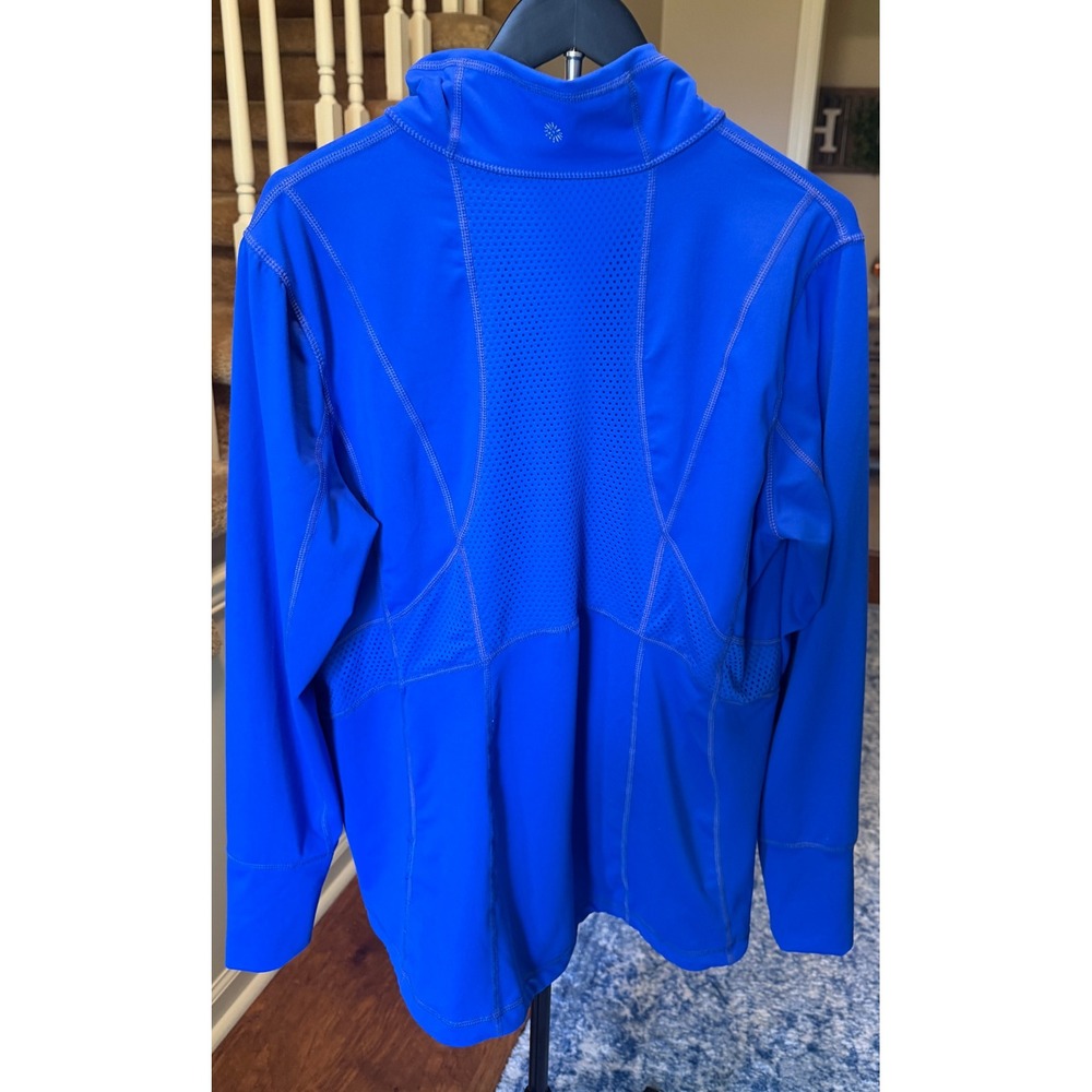 Tangerine Womens Royal Blue Full Zip Active Jacket Mesh Vent XL RN 83814 - Picture 3 of 6